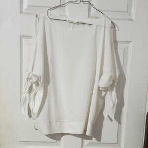 Large White Open Sleeve 7th Avenue NY and Company Blouse